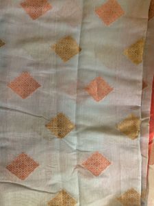 Blue Copper Saree