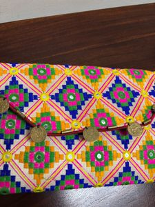 Embroidered Sling Bag