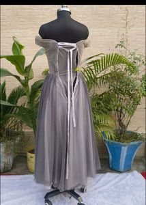 Elegant Off-Shoulder Lace Gown