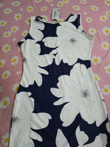Navy Floral Maxi Dress