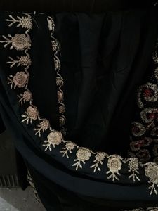 Embellished Black Kurta Set