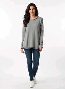 Grey Long Sleeve Sweater