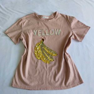 Sparkly Banana "Yellow" T-Shirt 🍌🫒