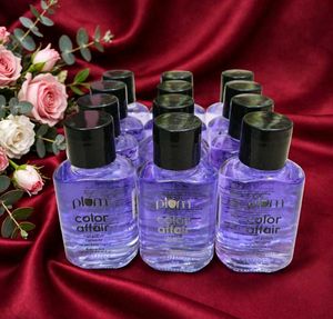 Pack of 12 Plum Color Affair Acetone-Free Nail Pol