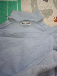 Baby Blue Fuzzy Sweater