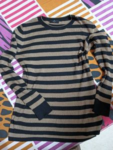 Striped Knit Top