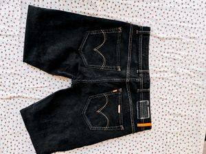 women's Black Denim Shorts