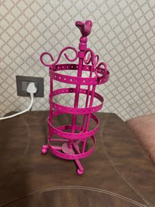 Pink Jewelry Organizer Stand