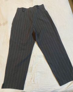 Pinstripe Wide Leg Trousers