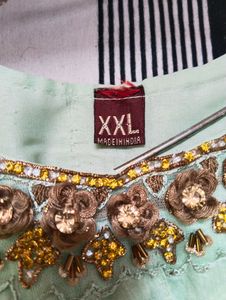 Embroidered Net Dupatta