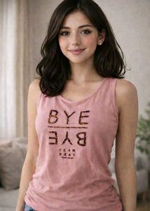 Cute Pink Sleeveless Top