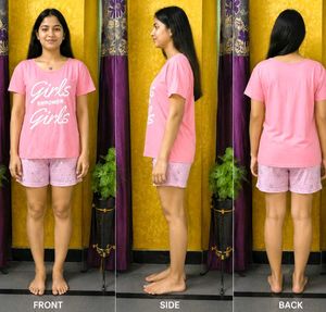 🇬🇧Pink T-shirt Girls Empower Graphic soft silk👕
