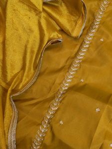Elegant Mustard Dress Material