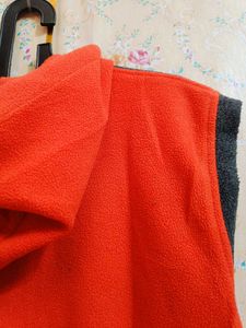 🇳🇿💫🎀Men's orange Sleeveless Hooded Jacket