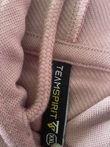 Pink Cropped Hoodie