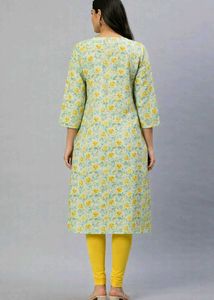 Floral Print Kurta