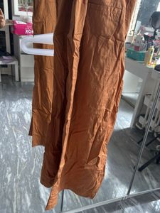 Elegant Brown pant n crop shirt