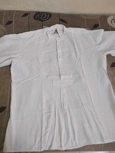 SALE!!ivory classic white tunic top