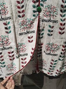 Designer Cotton Kurta with Trousers