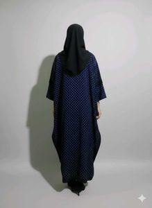 Elegant Polka Dot Abaya