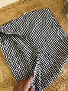Black &amp; White Mini Skirt