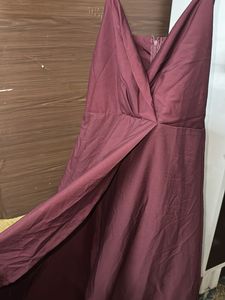 Burgundy Maxi Dress