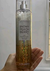 BATH AND BODY WORKS SNOWY PEACH BERRY MIST