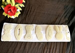 Pearl Tic Tac Clip Set Of 9