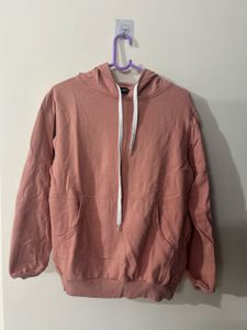 Men peach Hoodie for Everyday Comfort