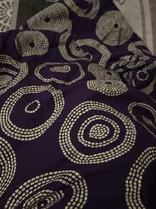 Purple Printed Kurta