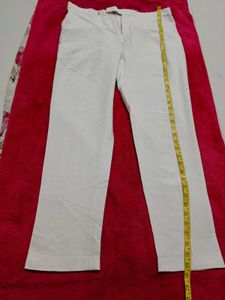 Men's White Casual Pants