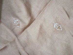 Women's Beige Embroidered anaarkali Kurta