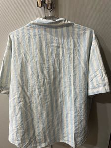 Striped Button-Down Shirt