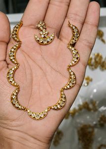 Moon Shape Necklace 😍😍😍