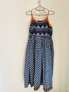 Boho Print Midi Dress- M size (upto 36 siz