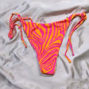 Zebra Print Bikini Bottom panty
