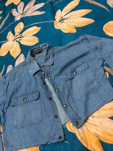 denim jacket crop style