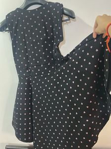 Cute Heart Print Dress