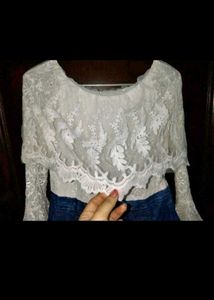 Denim and Lace Dress
