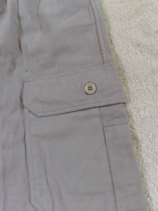 Women's Grey Cargo Pants