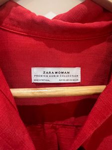 ZARA Woman Red Shirt