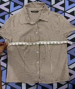 Zudio Gingham Check Short Sleeve Shirt