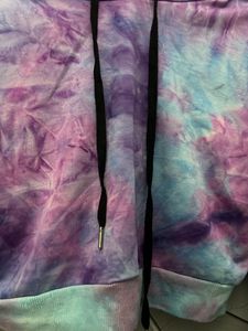 shein Tie-Dye Cropped Hoodie