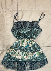 Boho Tiered Paisley Print Top