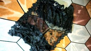 Elegant Black Lace Dupatta