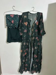 Floral Print Kurta with Pants