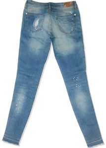 💎 MANGO Light-Wash Distressed Denim Jeans