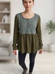 Boho Peasant Tunic Top