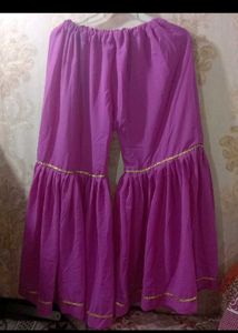 New Umbrella Plazzo With Heavy Kameez And Dupatta