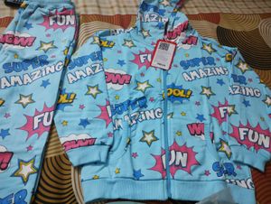 babyhug semi winter and nightwear set